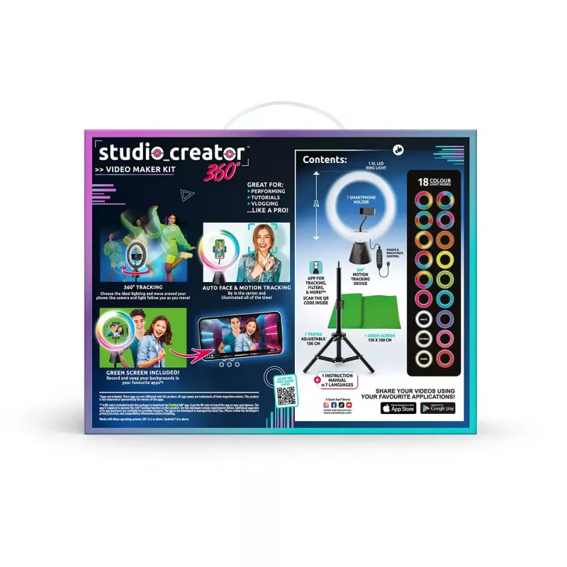 Rotating Studio Canal Toys INF028CL 360 laipsnių – besisukantis kūrybos rinkinys vaikams