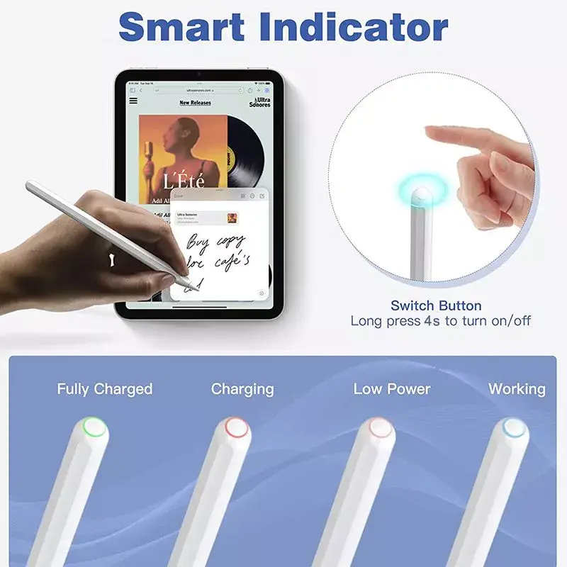 Rašiklis Stylus eSTUFF ES68900010-BULK Baltas 14 g Apple įrenginiams