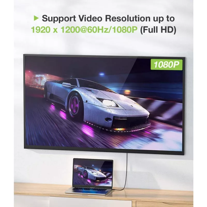 Techly Monitor DisplayPort į VGA laidas 1,8 m ICOC DSP-V-018