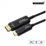 MicroConnect USB3.1CHDMI10OP aktyvus optinis USB-C į HDMI vaizdo kabelis 10 m juodas