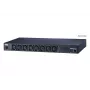 ATEN PE6108G 1U 10A 8 lizdų perjungiamas matuojamas PDU su nemokama Eco PDU Manager programine įranga
