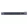 ATEN PE6108G 1U 10A 8 lizdų perjungiamas matuojamas PDU su nemokama Eco PDU Manager programine įranga