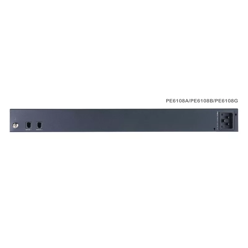 ATEN PE6108G 1U 10A 8 lizdų perjungiamas matuojamas PDU su nemokama Eco PDU Manager programine įranga
