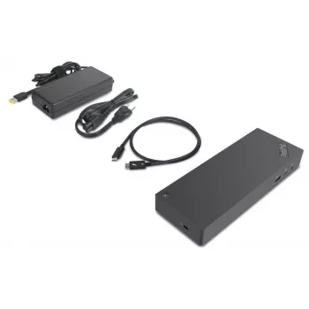 Lenovo 40AN0135IT dokavimo stotelė / prievadų replikatorius Laidinis Thunderbolt 2 Juoda, Raudona