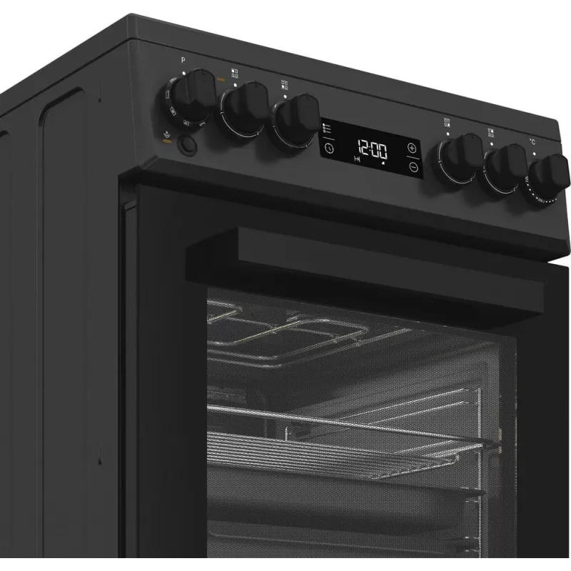 Whirlpool W5V8LCSA Laisvai pastatoma viryklė Elektrinė Keraminė kaitlentė Antracitinė