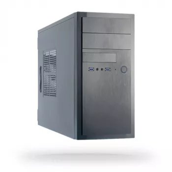 Kompiuterio korpusas Chieftec HT-01B-350GPB Midi Tower juodas 350 W
