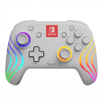 PDP Afterglow Wave White USB valdiklis analoginis / skaitmeninis Nintendo Switch, Nintendo Switch Lite, Nintendo Switch OLED