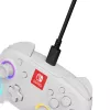 PDP Afterglow Wave White USB valdiklis analoginis / skaitmeninis Nintendo Switch, Nintendo Switch Lite, Nintendo Switch OLED