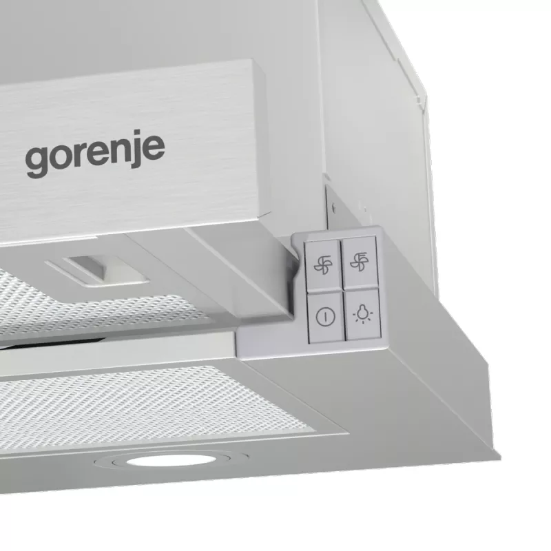 Gorenje TH62E4X ištraukiama virtuvinė gartraukis, nerūdijantis plienas, 450 m³/h