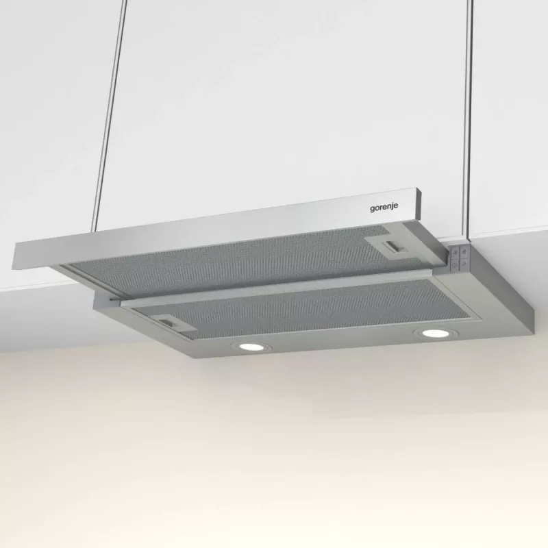 Gorenje TH62E4X ištraukiama virtuvinė gartraukis, nerūdijantis plienas, 450 m³/h