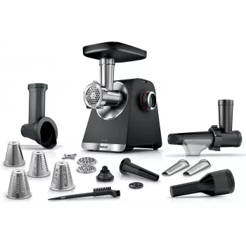 Mėsmalė Bosch Serie 6, 2100 W, juoda, sidabrinė