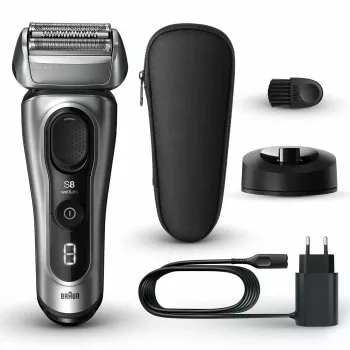 Braun Series 8 8517s elektrinis skustuvas – šlapiam ir sausam skutimuisi, sidabrinis