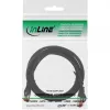 InLine Patch Laidas S/FTP PiMF Cat.6 250MHz varis halogen free juodas 3m