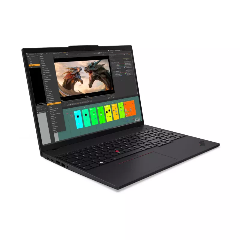Lenovo ThinkPad P16s Gen 4 (AMD) Copilot+ PC – nešiojama darbo stotis, 16 colių WUXGA, AMD Ryzen AI 9 HX PRO 370, 96 GB DDR5, 1 TB SSD, Ubuntu Linux, juoda
