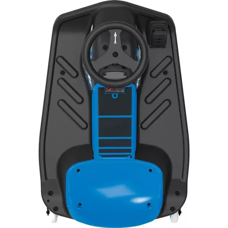 Elektrinis drift kartas Razor Crazy Cart Shift — mėlynas, 90 W variklis, 12 V baterija, iki 13 km/h, maks. svoris 54 kg