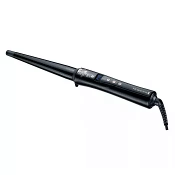 Garbanimo lazdelė Remington REM-CI95 – keraminis kaitinimas, LCD, 210 °C, 3 m laidas, juoda