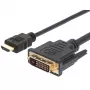 Techly HDMI į DVI-D laidas 3 m ICOC HDMI-D-030