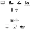 Techly HDMI į DVI-D laidas 3 m ICOC HDMI-D-030