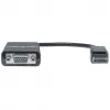 Manhattan DisplayPort į VGA HD15 keitiklio laidas, 15 cm, kištukas į lizdą, aktyvus, DP su užraktu, juodas, garantija visam laikui