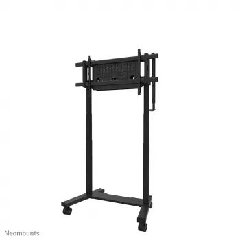 Televizoriaus stovas Neomounts FL55-975BL1 motorizuotas 75–115 colių ekranams, plieninis, juodas, max 160 kg, aukštis 2154 mm