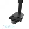 Televizoriaus stovas Neomounts FL55-975BL1 motorizuotas 75–115 colių ekranams, plieninis, juodas, max 160 kg, aukštis 2154 mm