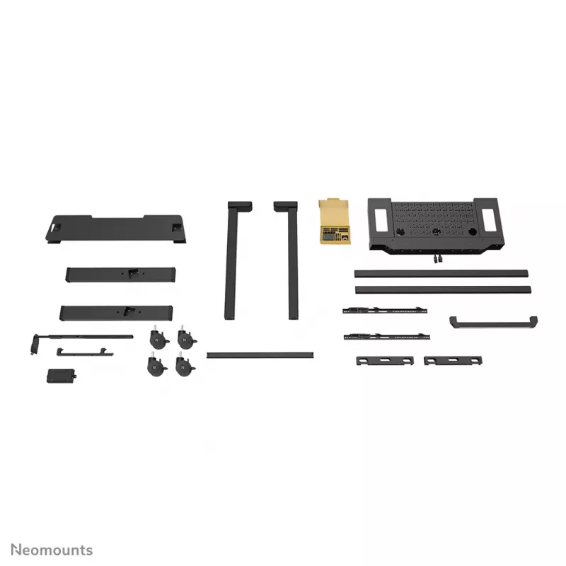 Televizoriaus stovas Neomounts FL55-975BL1 motorizuotas 75–115 colių ekranams, plieninis, juodas, max 160 kg, aukštis 2154 mm