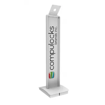 Prietaiso stovas planšetei Compulocks VESA Brandable Floor Stand baltas