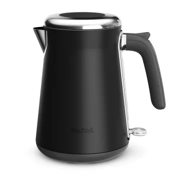 Elektrinis virdulys Tefal KI6668E0 — 1,7 L, 2400 W, nerūdijančio plieno korpusas, juodas