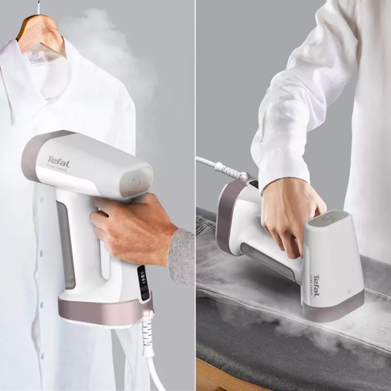Tefal Pure Force DT8765E0 nešiojamas garinis lygintuvas 0,18 L 1800 W juoda, cinamono spalva