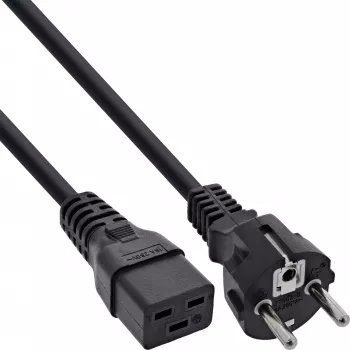InLine maitinimo laidas 16A CEE 7/7 tiesus / IEC320 C19 5m