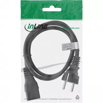 InLine maitinimo laidas 16A CEE 7/7 tiesus / IEC320 C19 5m