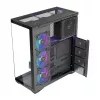 Korpusas MODECOM Volcano SPACE XL ARGB Full Tower — pilno dydžio, E-ATX, grūdintas stiklas, ARGB, iki 440 mm GPU