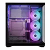 Korpusas MODECOM Volcano SPACE XL ARGB Full Tower — pilno dydžio, E-ATX, grūdintas stiklas, ARGB, iki 440 mm GPU