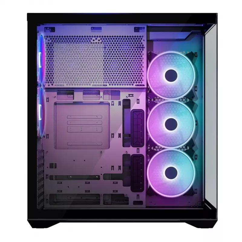 Korpusas MODECOM Volcano SPACE XL ARGB Full Tower — pilno dydžio, E-ATX, grūdintas stiklas, ARGB, iki 440 mm GPU