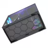 Korpusas MODECOM Volcano SPACE XL ARGB Full Tower — pilno dydžio, E-ATX, grūdintas stiklas, ARGB, iki 440 mm GPU