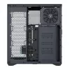 Full-Tower korpusas MODECOM Volcano SPACE XL NF — juodas, grūdintas stiklas, ARGB, palaiko micro-ATX, iki 44 cm GPU, 3×3,5 colio/4×2,5 colio vietos, USB-A 2×, USB-C 1×