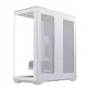 Full-tower kompiuterio korpusas MODECOM Volcano SPACE XL FULL TOWER NF White — ARGB, grūdintas stiklas, 8 išplėtimo lizdai, iki 440 mm GPU