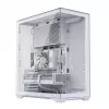 Full-tower kompiuterio korpusas MODECOM Volcano SPACE XL FULL TOWER NF White — ARGB, grūdintas stiklas, 8 išplėtimo lizdai, iki 440 mm GPU