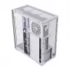 Full-tower kompiuterio korpusas MODECOM Volcano SPACE XL FULL TOWER NF White — ARGB, grūdintas stiklas, 8 išplėtimo lizdai, iki 440 mm GPU
