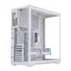 Full-tower kompiuterio korpusas MODECOM Volcano SPACE XL FULL TOWER NF White — ARGB, grūdintas stiklas, 8 išplėtimo lizdai, iki 440 mm GPU