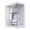 Full-tower kompiuterio korpusas MODECOM Volcano SPACE XL FULL TOWER NF White — ARGB, grūdintas stiklas, 8 išplėtimo lizdai, iki 440 mm GPU
