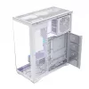 Full-tower kompiuterio korpusas MODECOM Volcano SPACE XL FULL TOWER NF White — ARGB, grūdintas stiklas, 8 išplėtimo lizdai, iki 440 mm GPU
