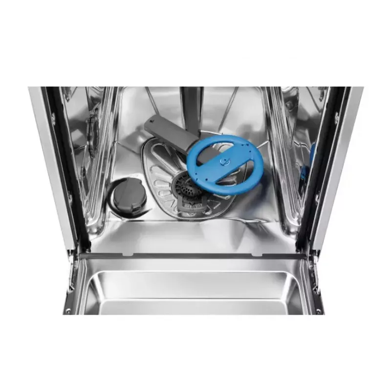Įmontuojamas indaplovė Electrolux EEM43211L, siaura 45 cm, 10 komplektų, 44 dB, 8 programos, AirDry