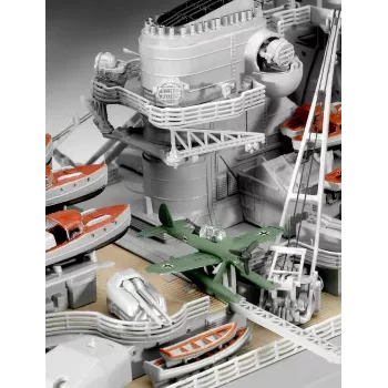 Laivo modelis Revell Bismarck surinkimo rinkinys 1:350