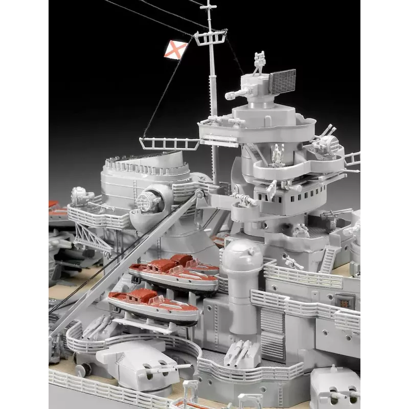 Laivo modelis Revell Bismarck surinkimo rinkinys 1:350