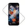 Apsauginis stiklas FIXED Apple iPhone 17 Pro — grūdintas, juodas, Armor su antistatine danga ir AR sluoksniu