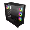 FSP M340-BA Midi Tower korpusas, juodas ARGB