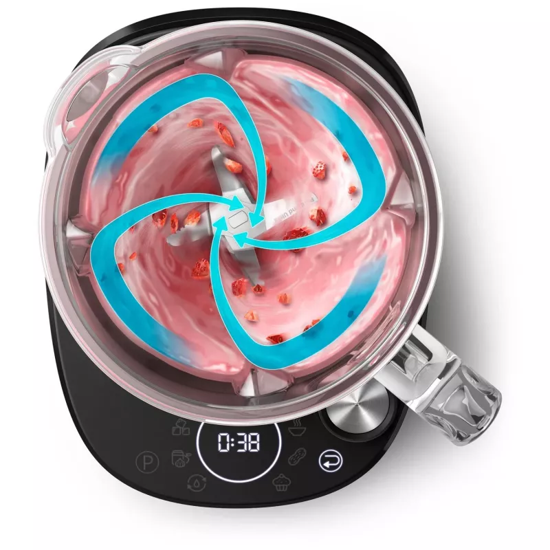 Stalo blenderis Philips 7000 serijos HR3760/10 Juodas Nerūdijantis plienas