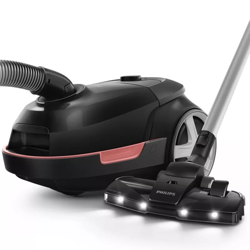 Cikloninis dulkių siurblys Philips XD6142/12 — 900 W, 4 L dulkių maišas, HEPA filtras, juodas