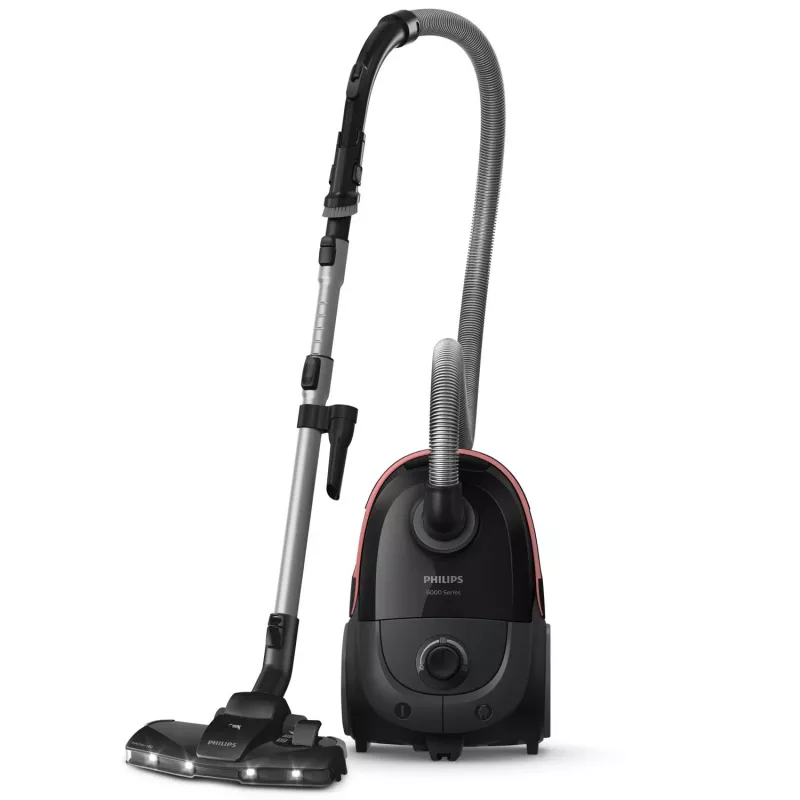 Cikloninis dulkių siurblys Philips XD6142/12 — 900 W, 4 L dulkių maišas, HEPA filtras, juodas
